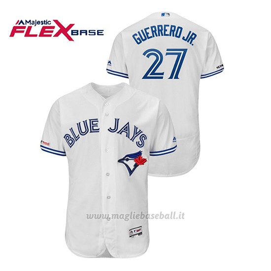 Maglia Baseball Uomo Toronto Blue Jays Vladimir Guerrero Jr. Flex Base Autentico Collection 1ªBianco